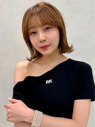 ショート カラー ヘアアレンジ ✨レイヤー/ 透明感カラー✨冨永剛のヘアスタイル