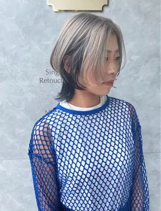ショート カラー 佐藤 凜のヘアスタイル