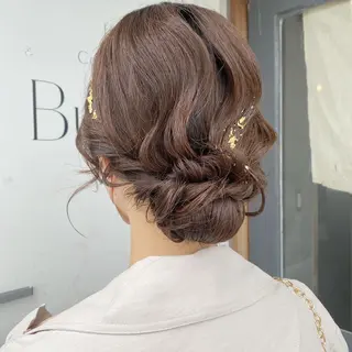 ミディアム カラー パーマ ヘアアレンジ メンズ キッズ ネイル マツエク・マツパ アイブロウ モリモト サナのヘアスタイル