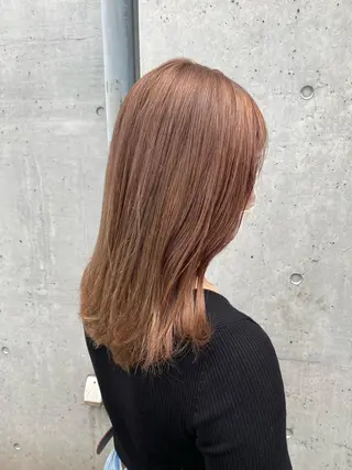 ミディアム カラー 🪭risa 暖色/レイヤー🪭のヘアスタイル