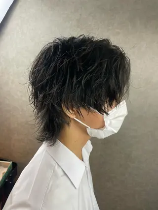 ショート パーマ メンズ メンズ専門 中島俊【朝霞】のヘアスタイル