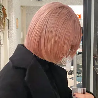 ショート カラー ボブ特化美容師/ ボブパーマ/ミツイのヘアスタイル