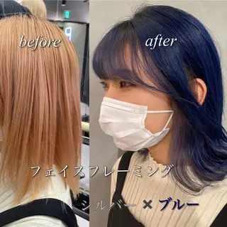 ミディアム カラー 【髪質改善】 梅田　聡のヘアスタイル