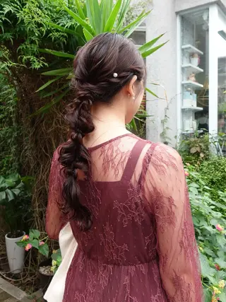 ロング ヘアアレンジ mina 🌷のヘアスタイル