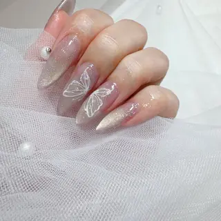 ネイル mayu🎀zina 船橋南口/パラジェルのネイルデザイン