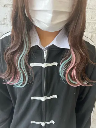 ロング エクステ＆艶カラー 🎀YURINA🎀のヘアスタイル