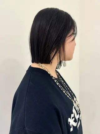 ミディアム 👔ボブ﹨髪質改善 ストレート🩳ももかのヘアスタイル