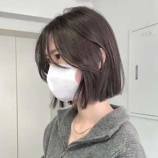 ショート サキ🤍ハイトーン 🩰くびれ巻きヘアのヘアスタイル