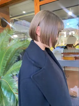 ショート なぎ🌿.∘[ボブ, ニュアンスカラー]のヘアスタイル