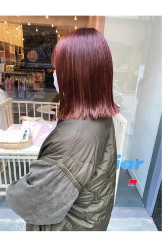 ミディアム カラー マンツーマン半個室 tamuraのヘアスタイル