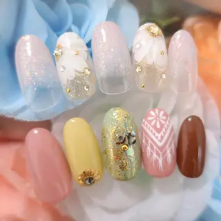 ネイル つきかわ ともみのネイルデザイン