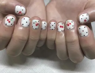 ネイル パラあり！フィルイン 美フォルムのネイルデザイン