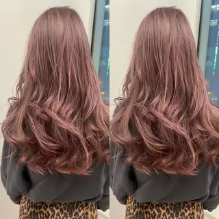セミロング カラー ハイトーンヘア/ 島崎　タクミのヘアスタイル