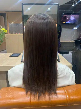 ミディアム lena🎀 透明感カラー/韓国風のヘアスタイル