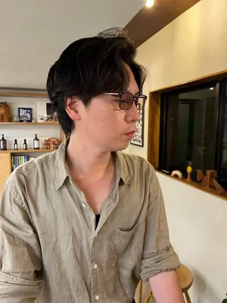 パーマ メンズ 宇野澤 銘のヘアスタイル