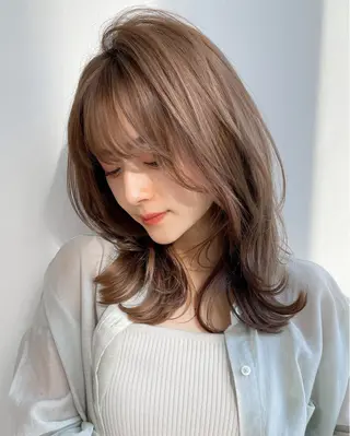 セミロング 宮本 聖希のヘアスタイル