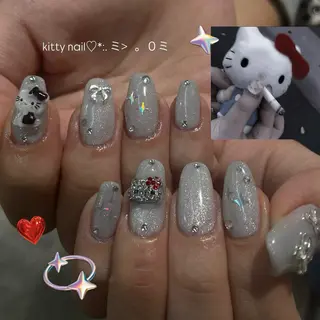ネイル 個性派✴︎ジャケ写 ネイル🦋mire-のネイルデザイン