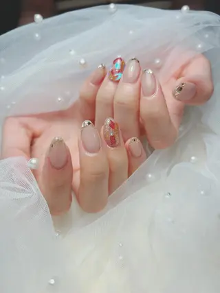 ネイル 🦋ネイルサロン ブラン🌈ゆりのネイルデザイン