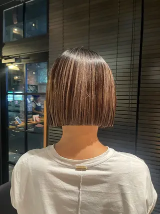 ミディアム rin 🖤〈大宮〉のヘアスタイル