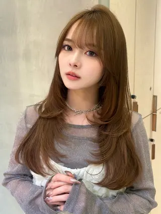 ロング カラー ブリーチなし透明感カ ラー🫧/Kannaのヘアスタイル