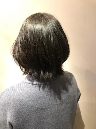 ミディアム メンズパーマ、カラー 大募集村上莉奈のヘアスタイル