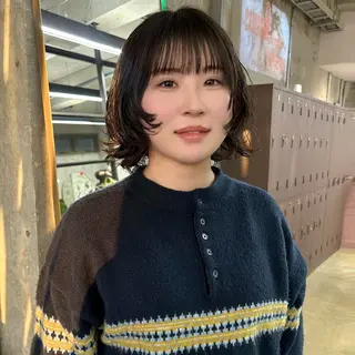 ミディアム パーマ 伊藤ほのか/パーマ /酸性ストレートのヘアスタイル