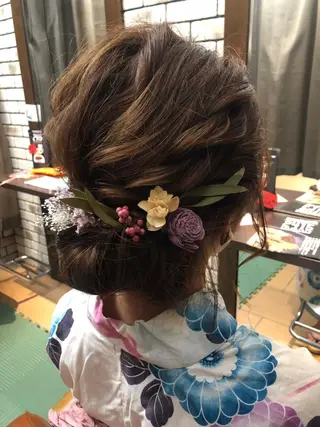 ヘアアレンジ 代表　土屋ヒロユキ ショートカットのヘアスタイル