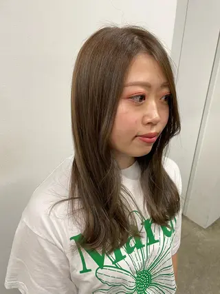 ミディアム 坂田 春樹のヘアスタイル