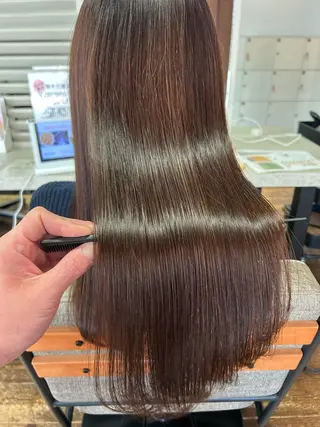 ロング カラー パーマ 💎髪質改善専門 jewel boxのヘアスタイル