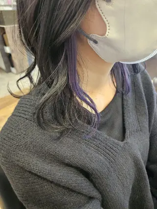 ミディアム カラー 関口 友菜のヘアスタイル