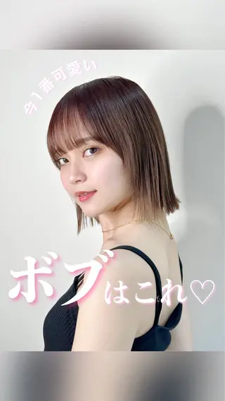 ショート カラー 韓国ヘア🇰🇷🎀 YURIAのヘアスタイル