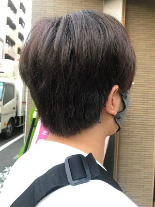 ショート メンズパーマ、カラー 大募集村上莉奈のヘアスタイル