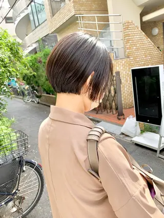 ショート カラー ショート/ボブ /髪質改善/内山翔太のヘアスタイル