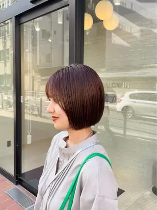 ショート カラー パーマ ヘアアレンジ キッズ 大人スタイル 太田のヘアスタイル