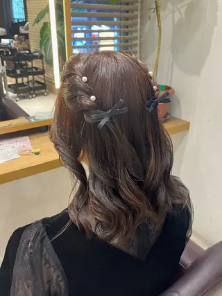 ヘアアレンジ 艶カラー/縮毛矯正/ アレンジ/akaneのヘアスタイル