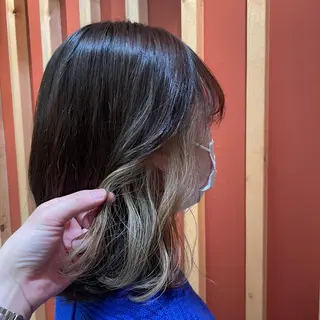ミディアム カラー ✨️美髪✨️透明感カ ラー✨️大泉翔／店長のヘアスタイル