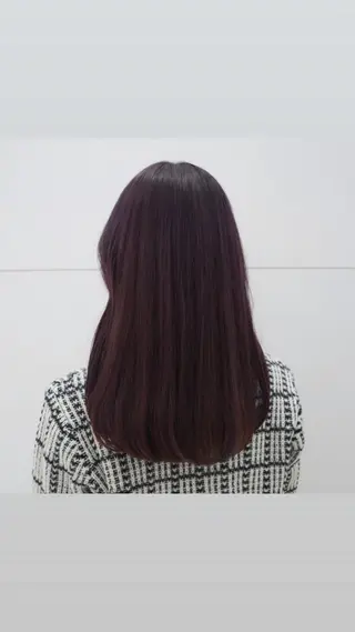 ロング カラー 飯田 優花ミディアム/ボブのヘアスタイル