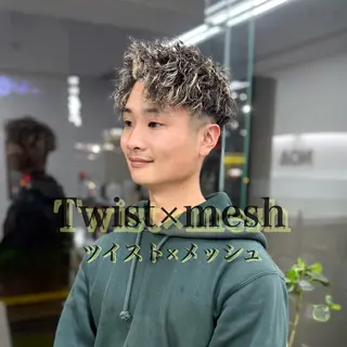 ショート カラー パーマ メンズ メンズパーマの達人 / タカシマダイスケのヘアスタイル