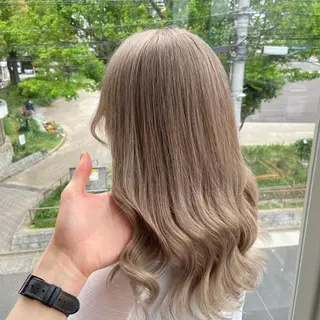 ロング カラー 鈴木/ニュアンス パーマ/メンズのヘアスタイル