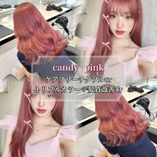 セミロング カラー 💗トレンドモテヘア Natsumi 💗のヘアスタイル