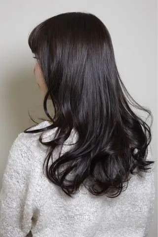 セミロング ロング カラー タジマ ヤスヒサのヘアスタイル