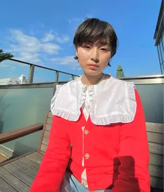 ショート カラー AND THE BRICKS北川珠紀の眉毛・アイブロウイメージ