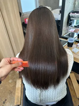 ロング カラー DAIKIベージュ 🍂レイヤーカットのヘアスタイル