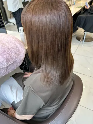 ミディアム カラー 小田切 栄司のヘアスタイル