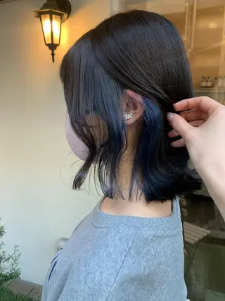 セミロング 田中 優衣のヘアスタイル