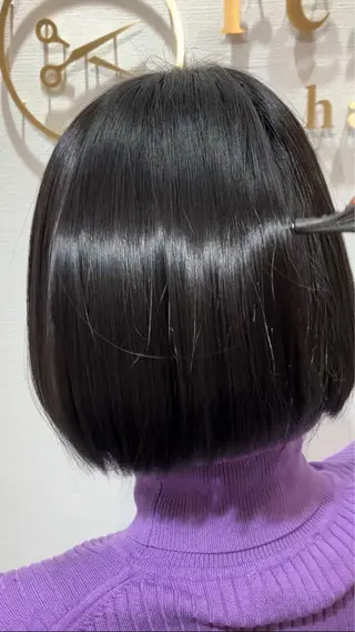 ショート カラー ヘアアレンジ キッズ 横浜関内髪質改善 re:Magoのヘアスタイル