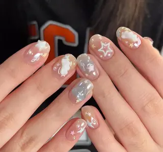 ネイル By moonネイル 🌷ワンホン/韓国風のネイルデザイン