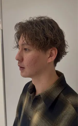メンズ 🎸メンズ朝ラク！ パーマ特化ren🎸のヘアスタイル