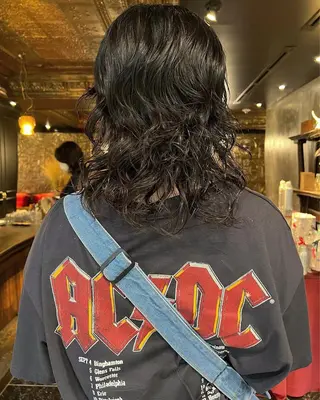 ロング パーマ haco＋所属・圧倒的デザイン力 店長🎨RENAのヘアスタイル