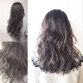ロング パーマ ヘアアレンジ トップスタイリスト ✨KIRIKA中野✨のヘアスタイル